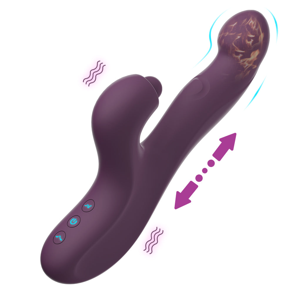 Purple Thumbing Rabbit Vibrator For Women | inJOYout