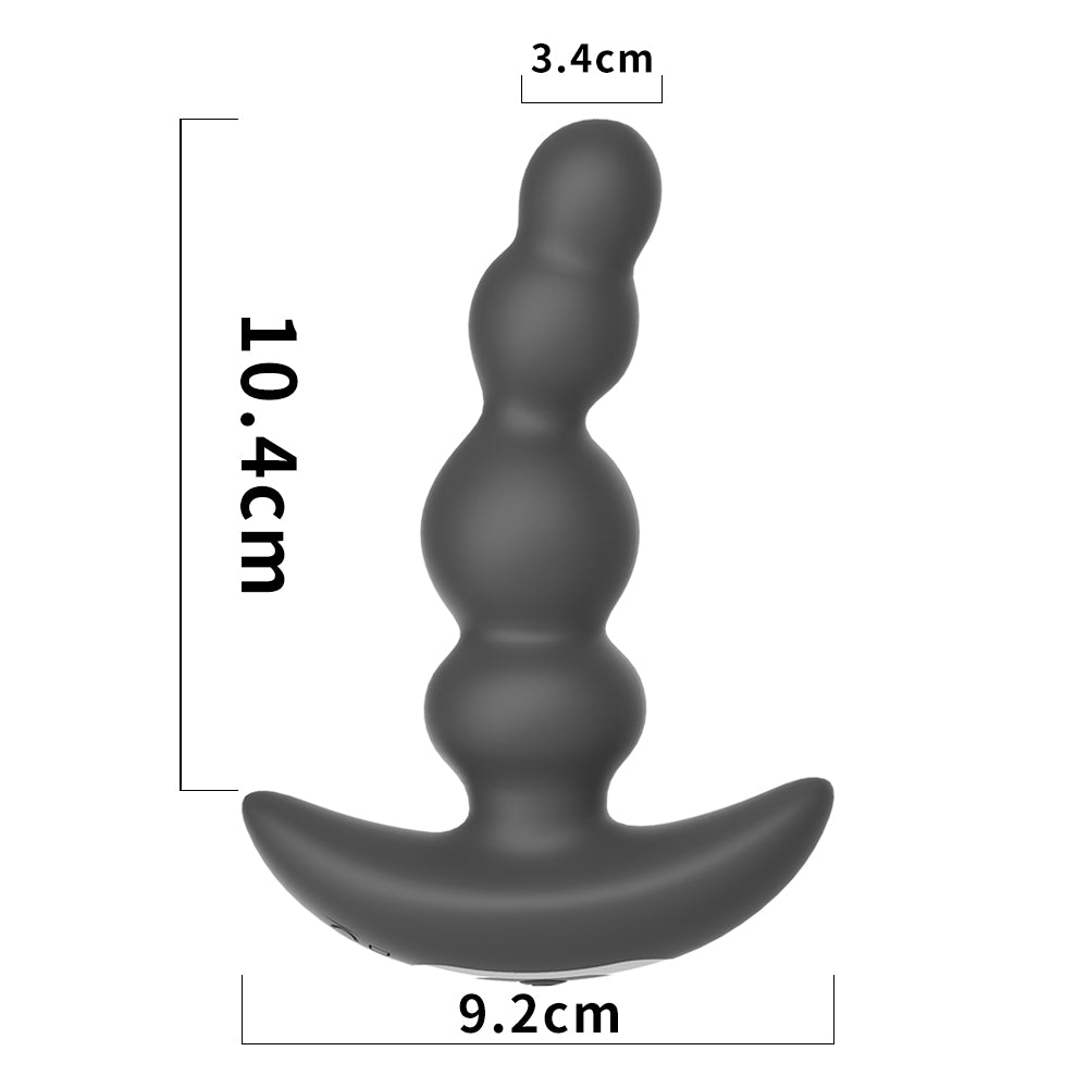 The Size of Rotating Bead Male Anal Toy | inJOYout