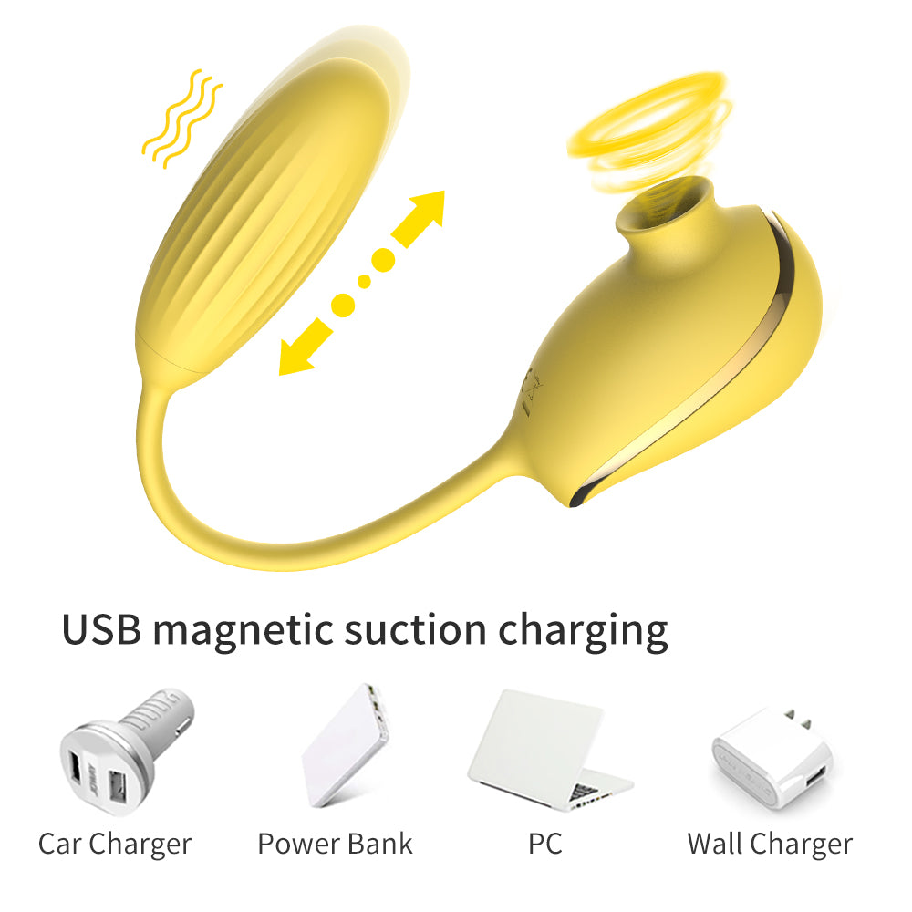 Rechargeable Air Suction Clit Vibrator | inJOYout