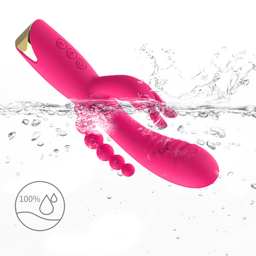 IPX6 Waterproof G Spot Thrusting Rabbit Vibrator | inJOYout