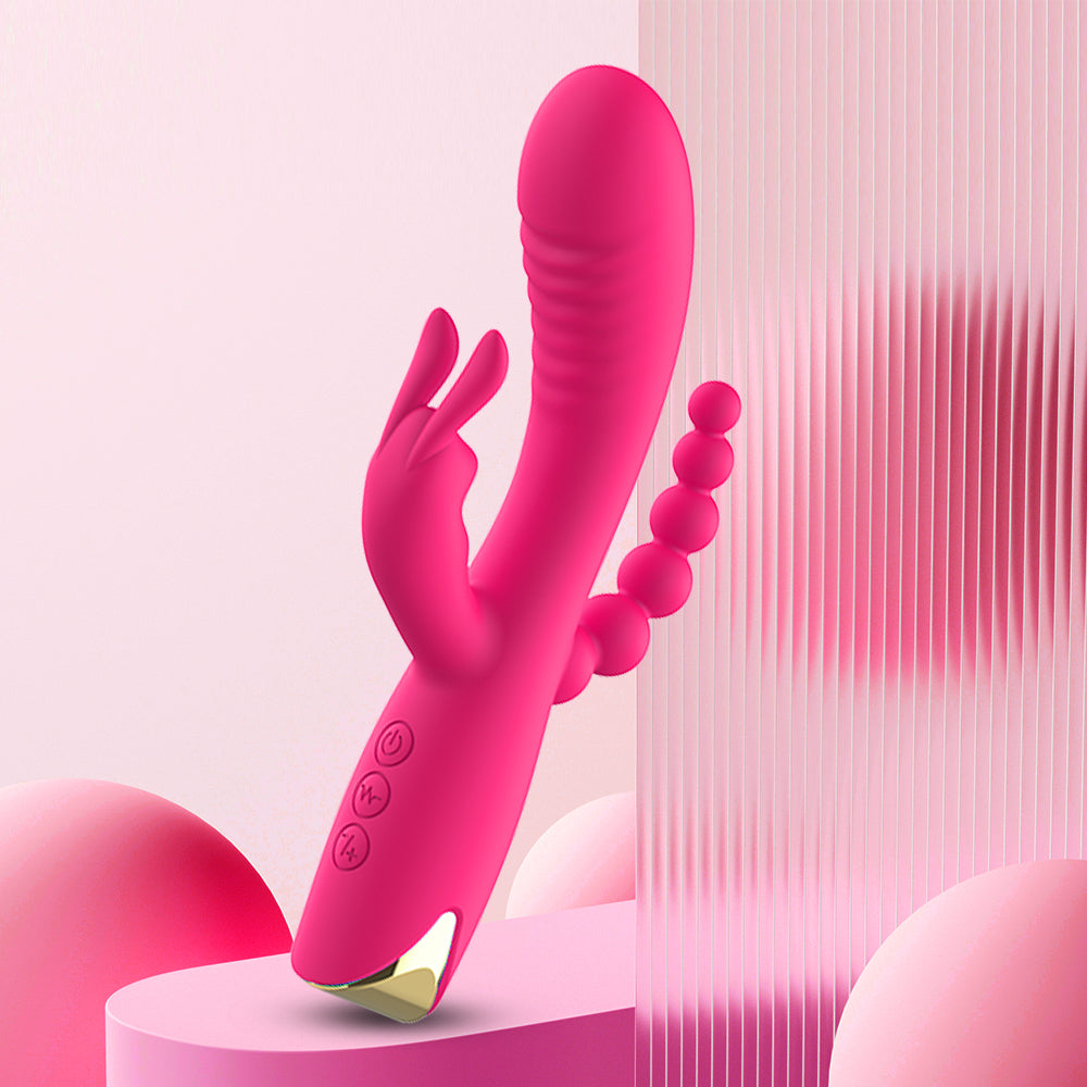 Triple Sensual Anal Rabbit Clit Vibrator | inJOYout