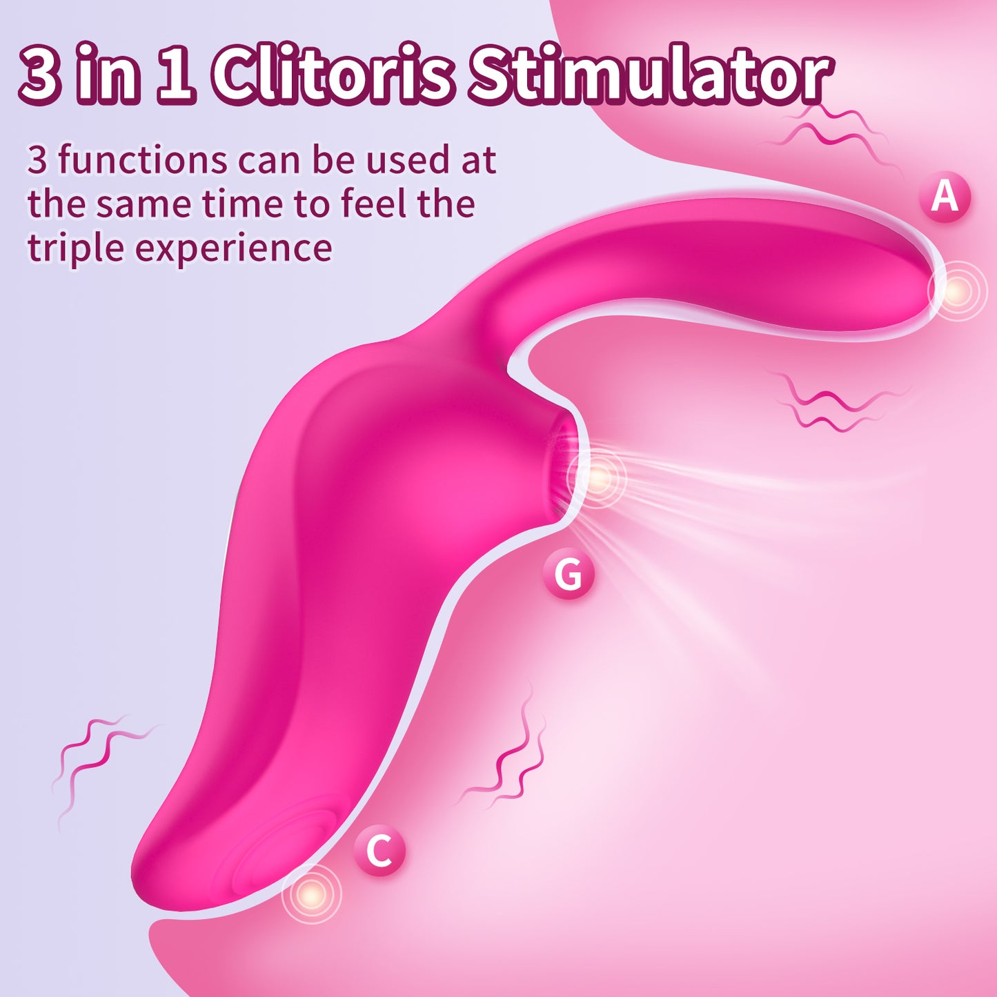 3 in 1 G Spot Clit Suker Vibe | inJOYout