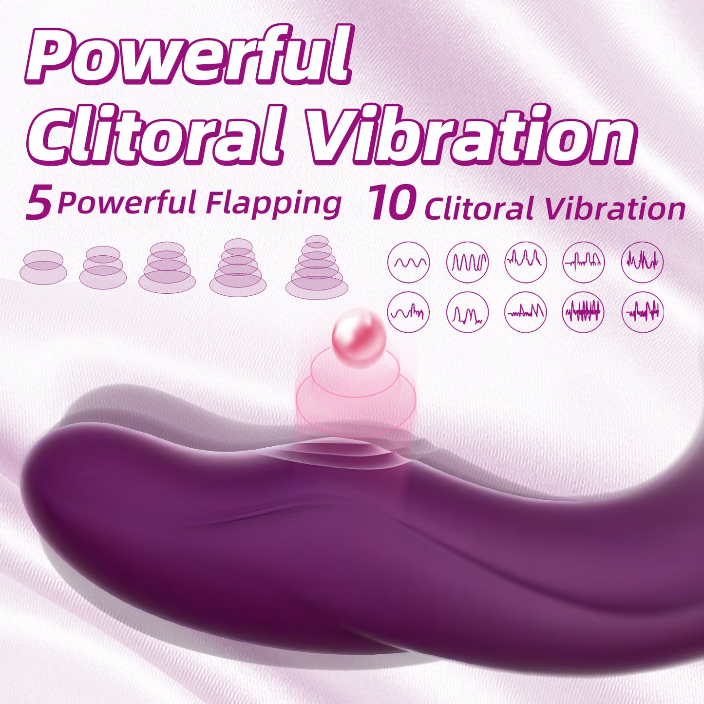 Hands Free Clit Vibrator with 10 Vibration Modes | inJOYout