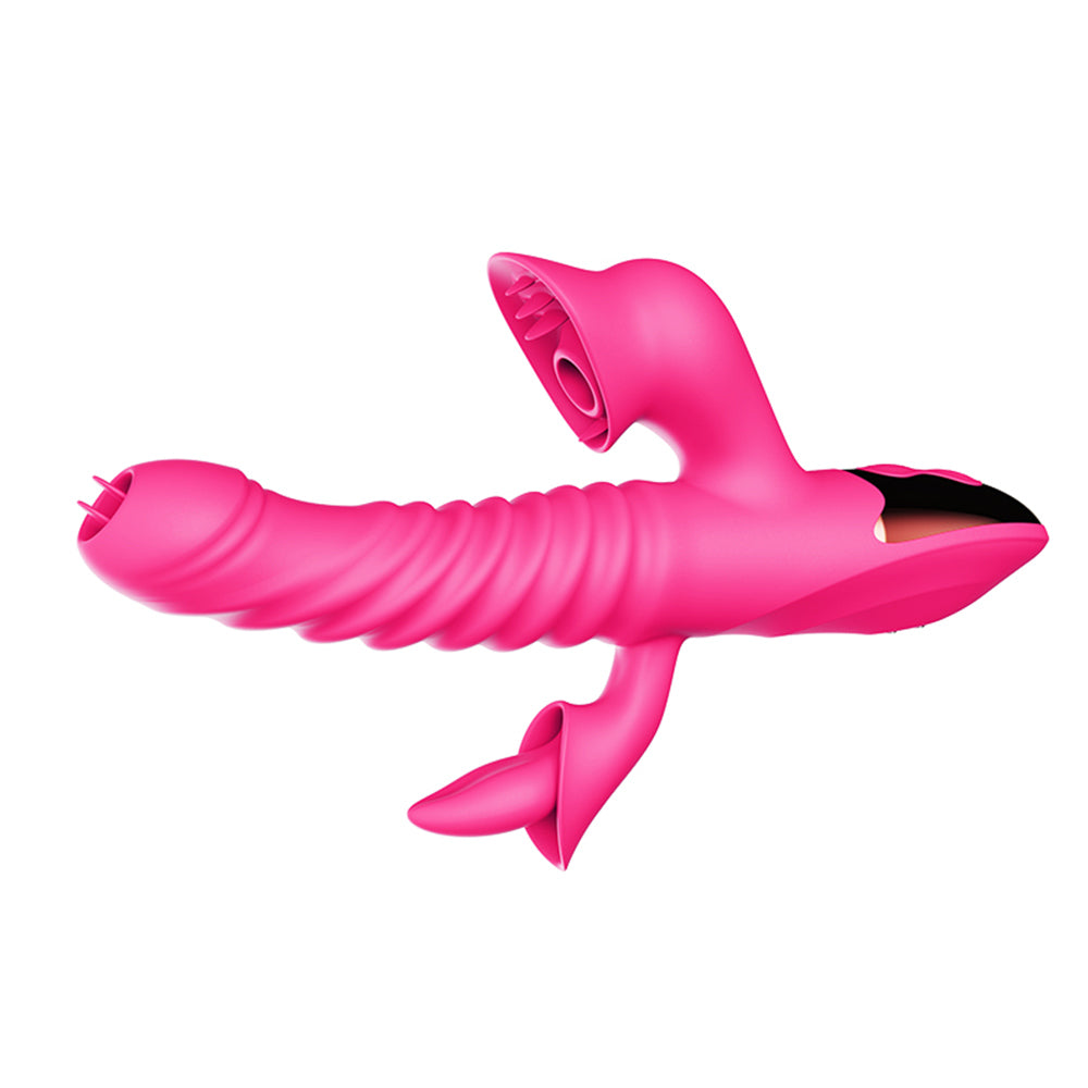 Thick and Thrust Tongue Rabbit Vibrator | inJOYout