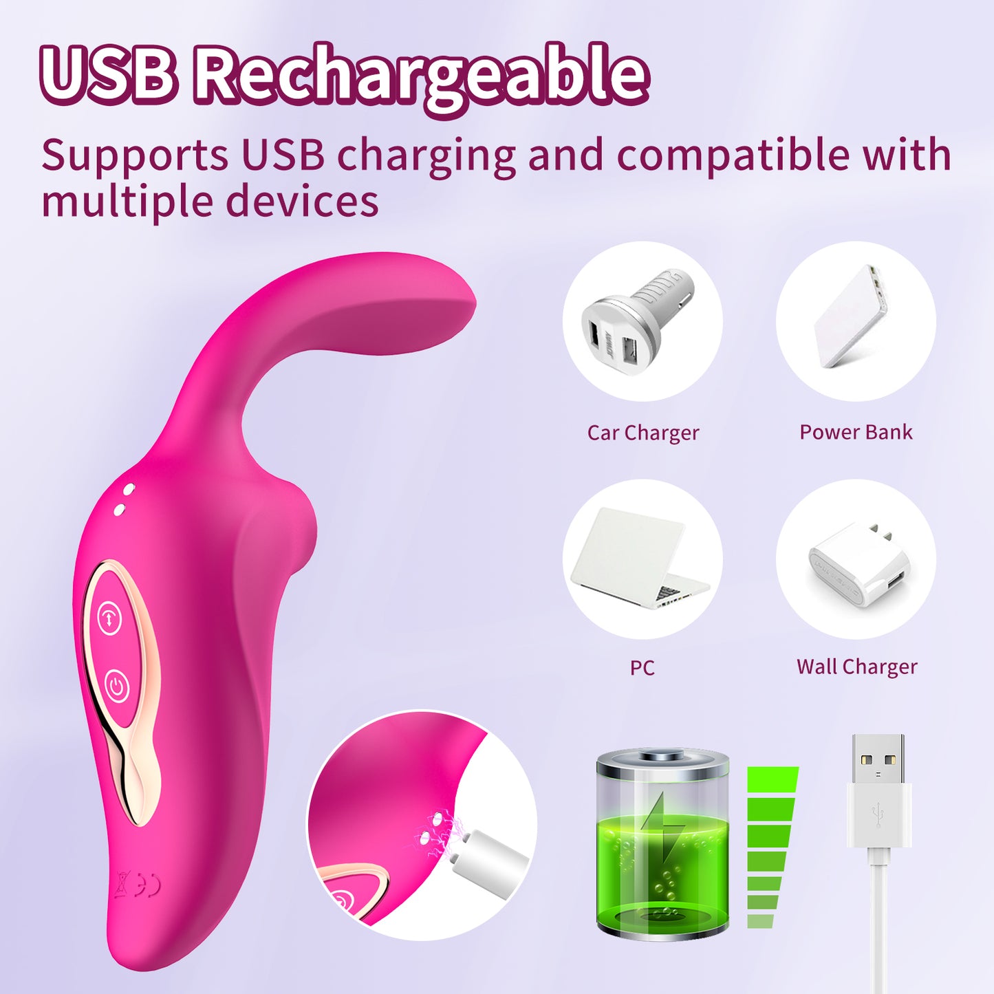 Rechargeable Clit Sucker Sex Toy For Women | inJOYout