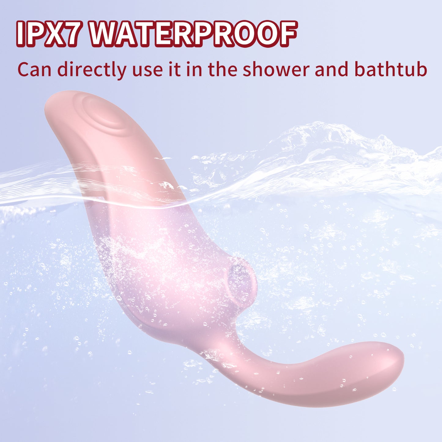 IPX7 Waterproof Clitoral Sucking Vibrator - Pink | inJOYout