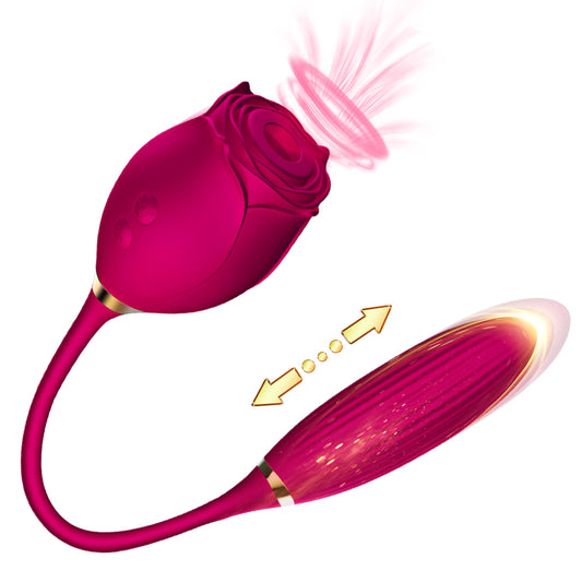 Rose Sucking Toy with G Spot Vibrator | inJOYout