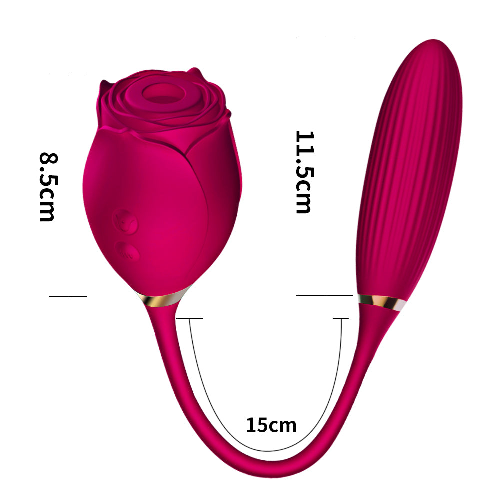 The Size of Female Rose Masturbator Toy | inJOYout 