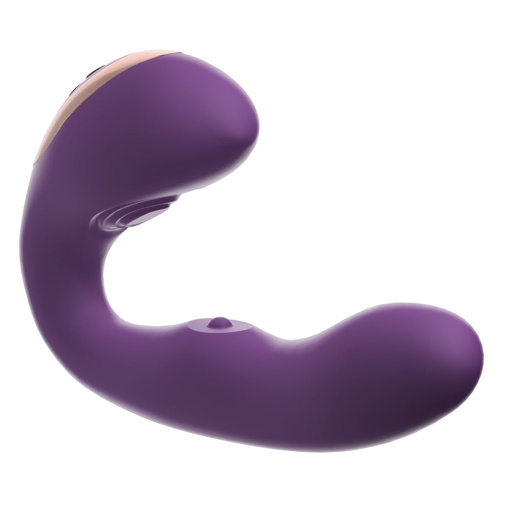 3 in 1 Triple Stimulation Purple Womens Vibrator