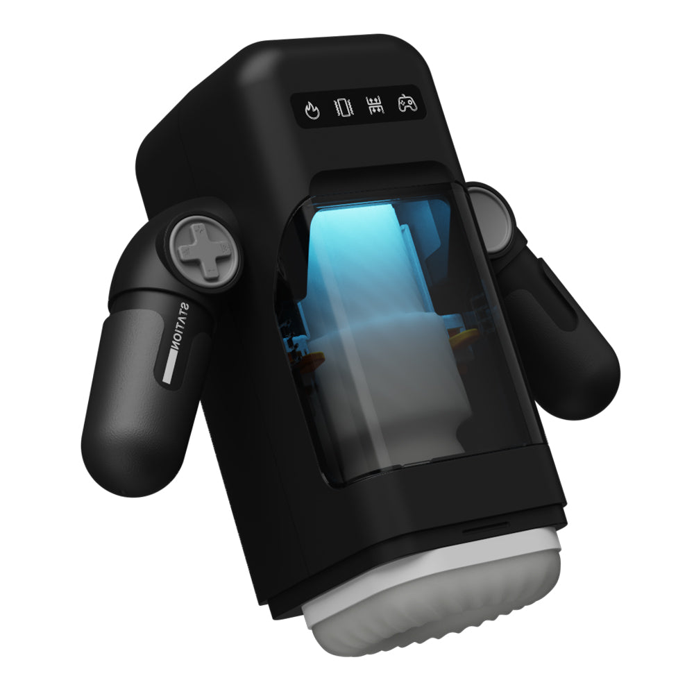 Thrusting and Vibrating Automatic Stroker - Black | inJOYout 