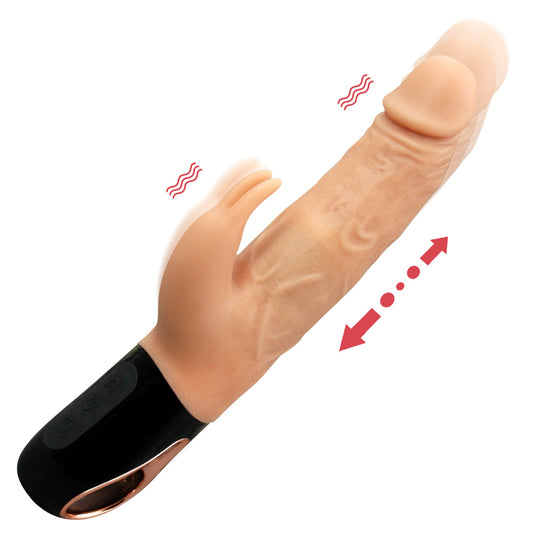  Realistic Rabbit Thick Vibrating Dildo For Women | inJOYout 