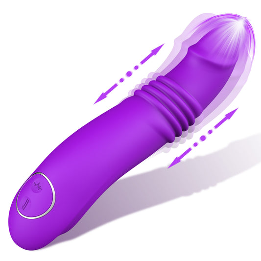 Purple Thrusting G Spot Vibrator | inJOYout