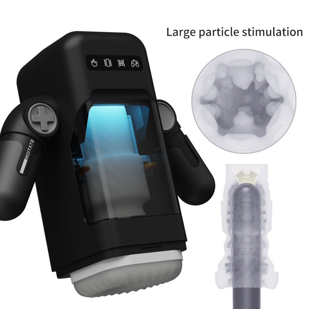 Automatic Heated and Vibrating Masturbator | inJOYout 