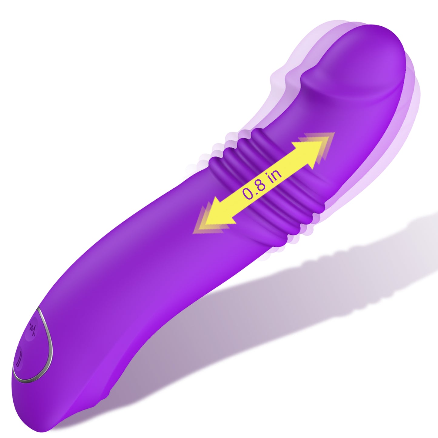 Purple Ribbed Gspot Vibrator For Women | inJOYout
