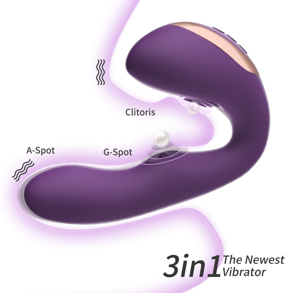3 in 1 Air Pulse Vibrator For Women | inJOYout