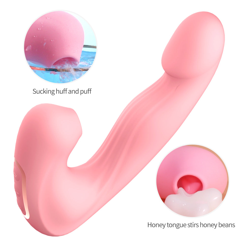Clit Licking & Sucking Vibrator inJOYout Clit Licking & Sucking Vibrator inJOYout
