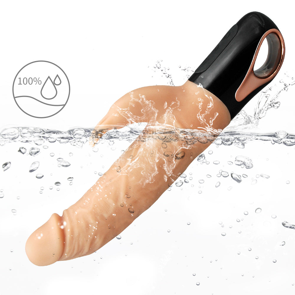 Waterproof Vibrating Realistic Dildo For Women | inJOYout 