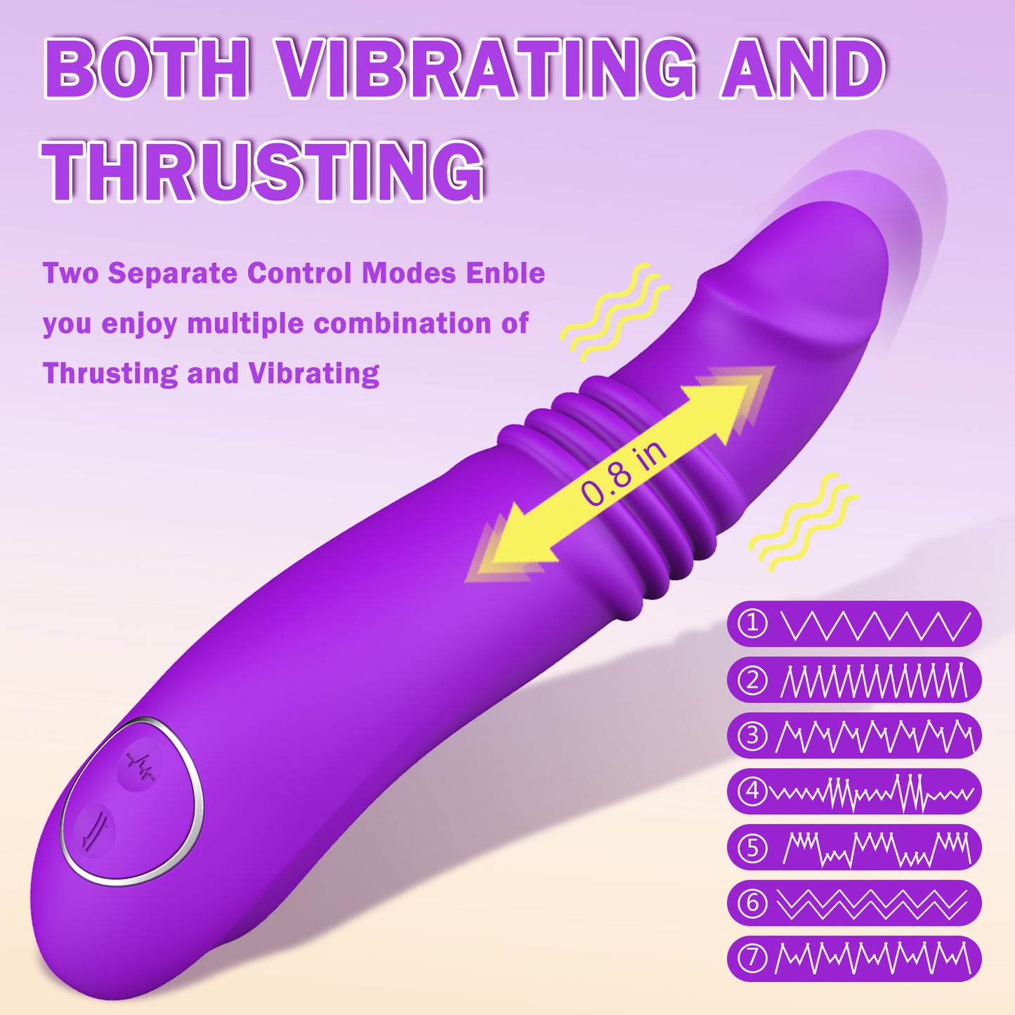 Vibrating and Thrusting Sex Toy For Women | inJOYout