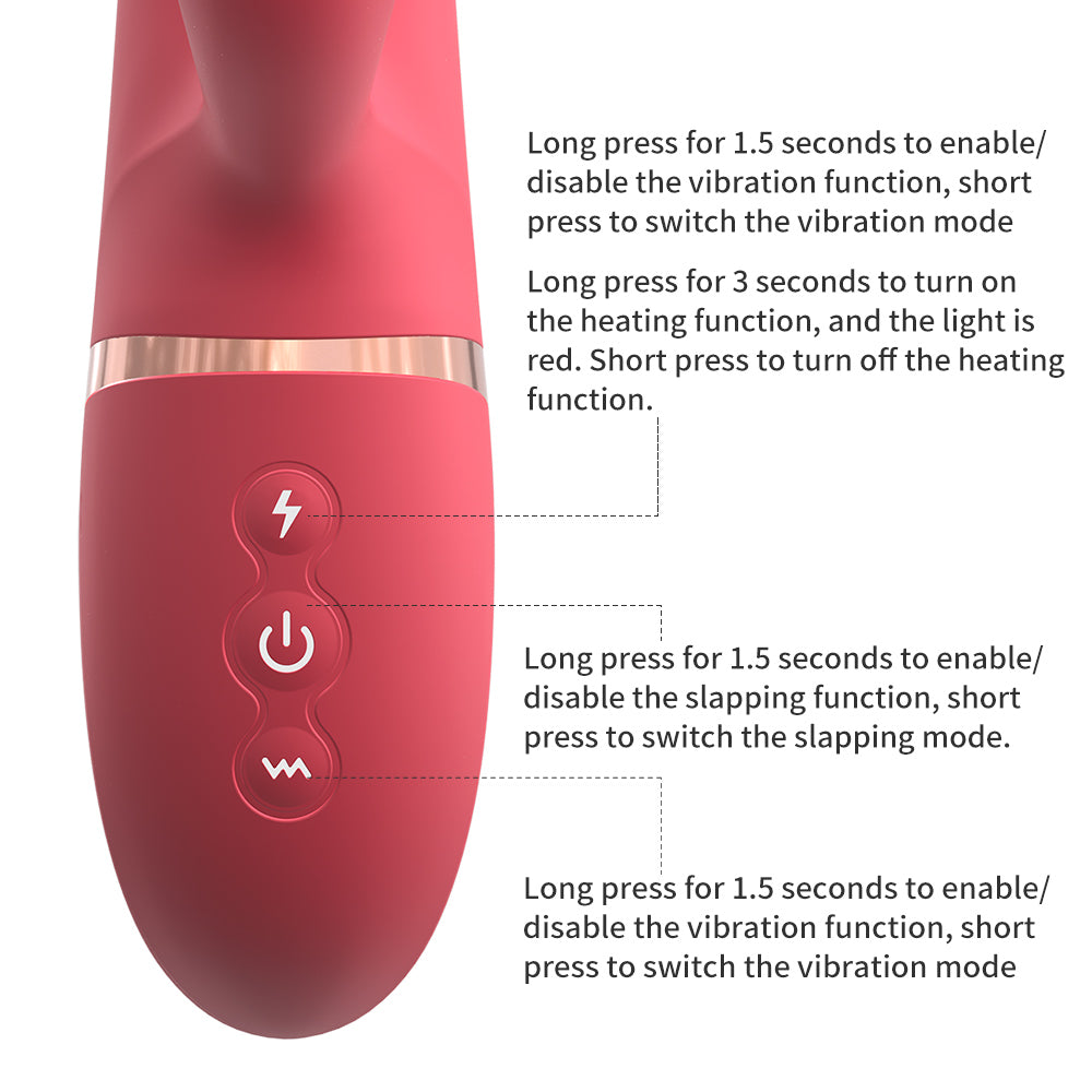 8 Modes G Spot Heating Rabbit Vibrator inJOYout 8 Modes G Spot Heating Rabbit Vibrator inJOYout
