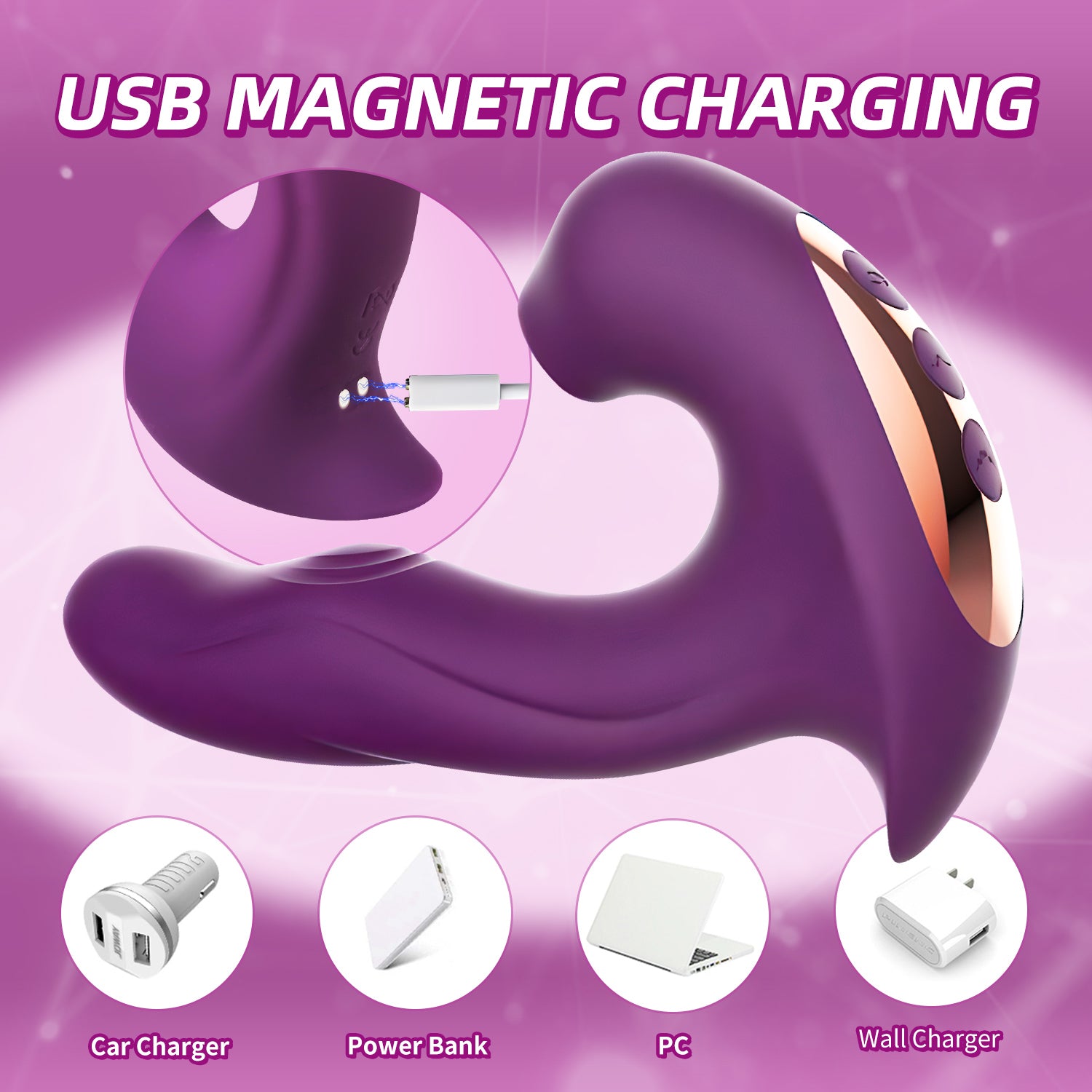 Rechargeable G Spot Clit Vibrator For Women | inJOYout 