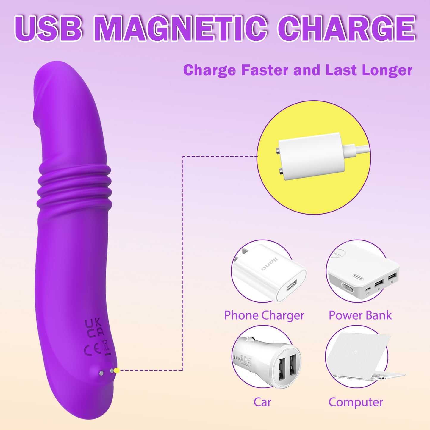 Rechargeable Thrusting Vibrator For Beginners | inJOYout 